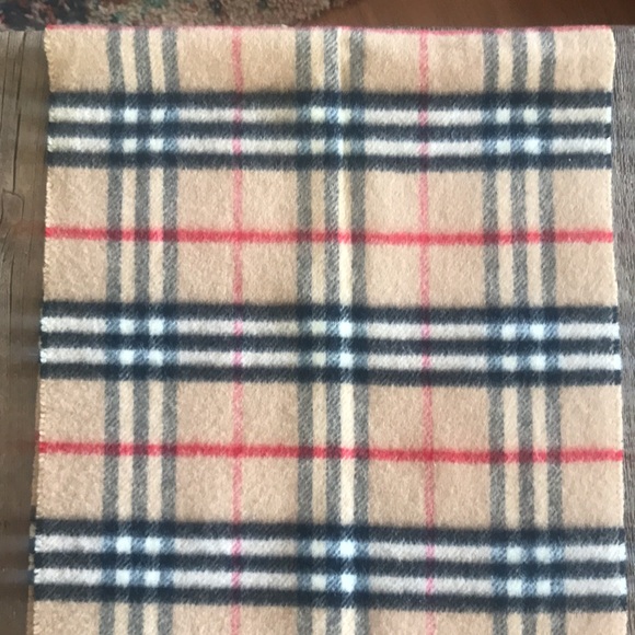 Vintage Burberrys nova check lambswool scarf - Picture 5 of 10